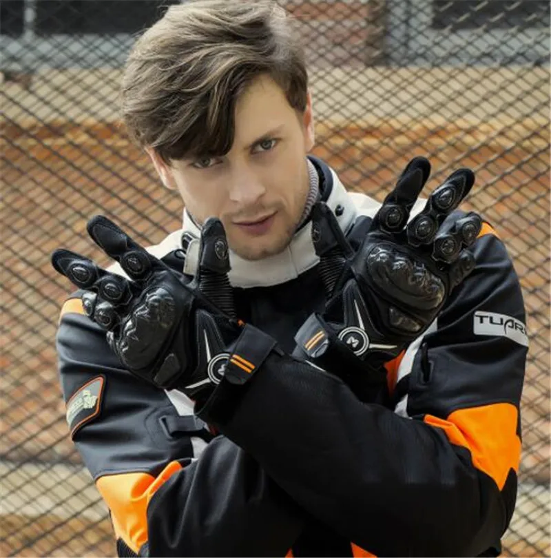 XUEYU мужские мотоциклетные перчатки кожа Guantes мотокросса Guantes мото любит внедорожные мотоциклетные полный палец Сенсорный экран перчатки