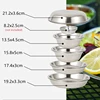 18Pcs/Set Portable Stainless Steel Outdoor Camping Tableware Barbecue Picnic Plate Bowl Dinnerware ► Photo 2/6