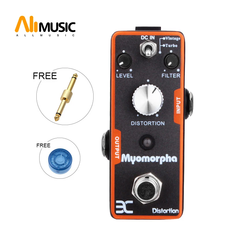 

EX микро-эффектная педаль Φ Myomorpha Rat Distortion Vintage/ Turbo Mode True bypass + Бесплатный коннектор