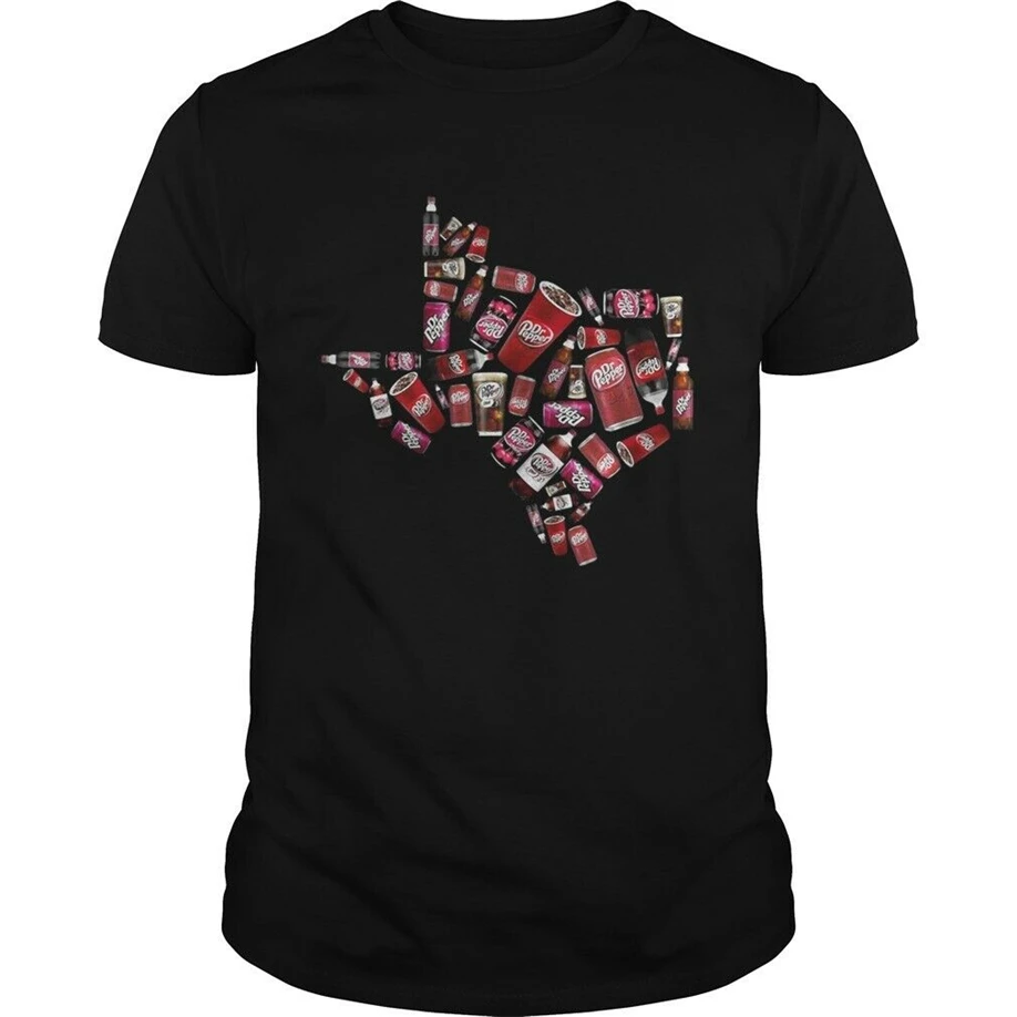Texas Dr Pepper футболки размер M-3Xl США 100% хлопок Мужская одежда тренд 2019 индивидуальная