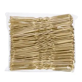 New style Blonde Bobby Pins U Shaped Hair Pins Gold/Black/Brown/Sliver Hair Pins for Buns for Women Girls (2/2.4 inch)