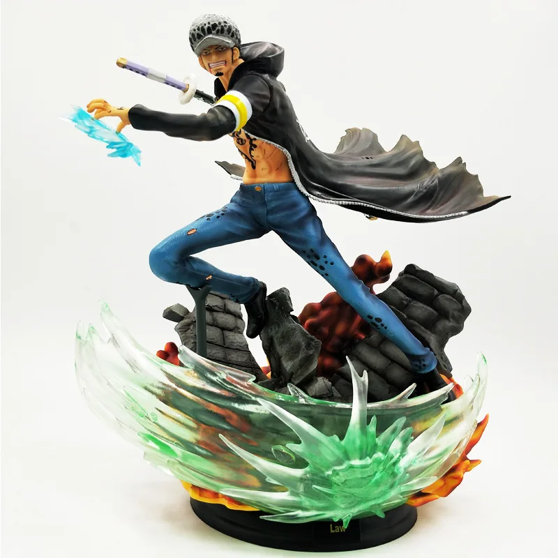 

[New] Anime One Piece 31cm Death surgeon GK Trafalgar Law Action figure Model Toy collection Desktop Decoration gifts