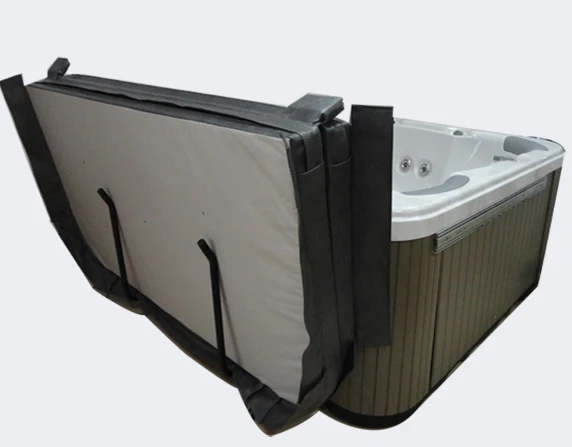 SPA COVER LIFTER that fits vary SIZE, SHAPE and BRAND of SPA,CABINET FREE COVER REST
