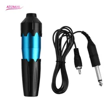 Новейшая профессиональная татуировка ручка роторная татуировка машина пистолет сильный мотор брови губы иглы картриджи с RCA татуировки художников