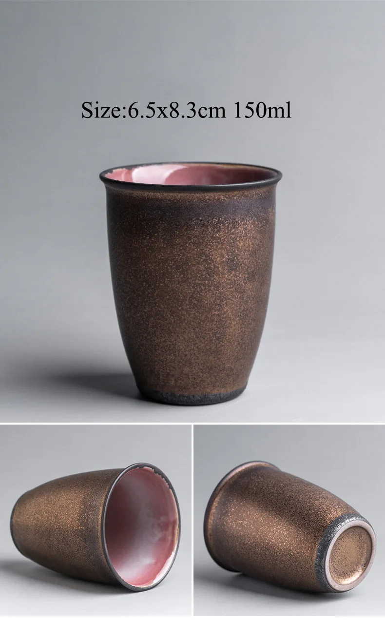 LUWU большие основные характеристики керамики чайная чашка Винтаж бытовой Китайский кунг-фу чашка посуда для напитков 150 мл - Цвет: Style G