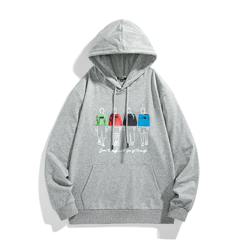 

Autumn Spring Print Hoodies Mens Long Sleeve Hoodies Pullovers Sweatshirts Hoodies Men Casual Hooded Clothes Unisex Outwear K417