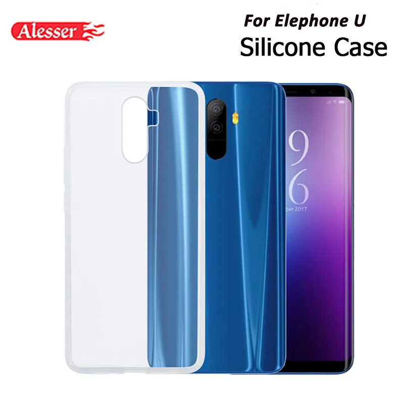 Alesser для Elephone U силиконовый чехол мягкая прозрачная защитная задняя крышка