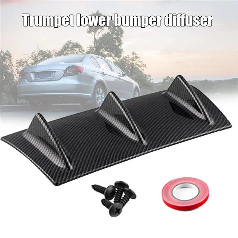 Автомобильный задний нижний бампер диффузор спойлер крыло универсальные