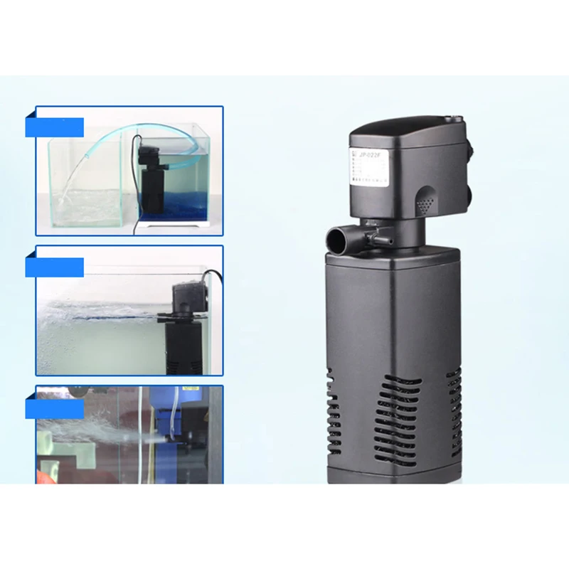 8W-35W 3 in 1 Aquarium Fish Tank Internal Filter Submersible Water Pump Water Filtration Water Circulation& Aeration Function 8W-35W 3 in 1 Aquarium Fish Tank Internal Filter Submersible Water Pump Water Filtration Water Circulation& Aeration Function