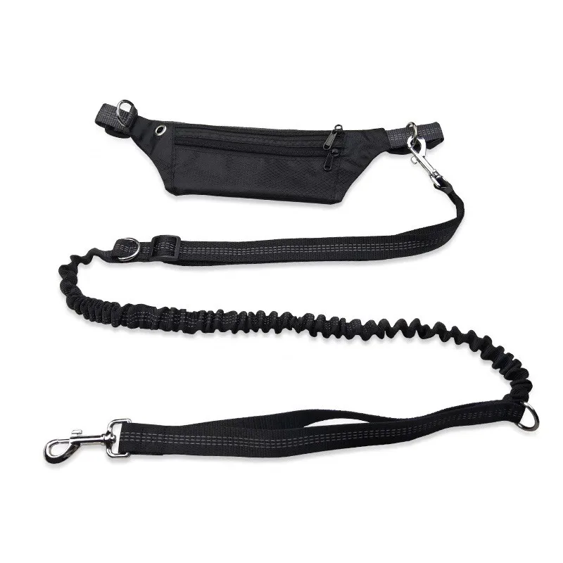 

Hands Free Dog Running Leash Walking Jogging Nylon Lead For Small Medium Dog Cat Pet Reflective Adjustable Strip Waist Belt Bags