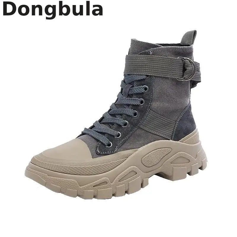 

Autumn Kids Boots Children Girls Canvas Martin Boots 2019 New Platform Princess Sports Booties School Running Shoes For Girls