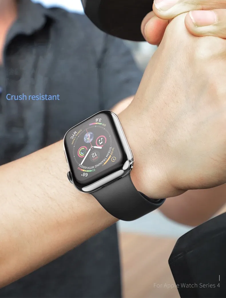 Чехол для Apple watch 5, 4, чехол 44 мм, 40 мм, iWatch, чехол 42 мм, 38 мм, полная защита экрана из ТПУ, бампер, аксессуары для Apple Watch