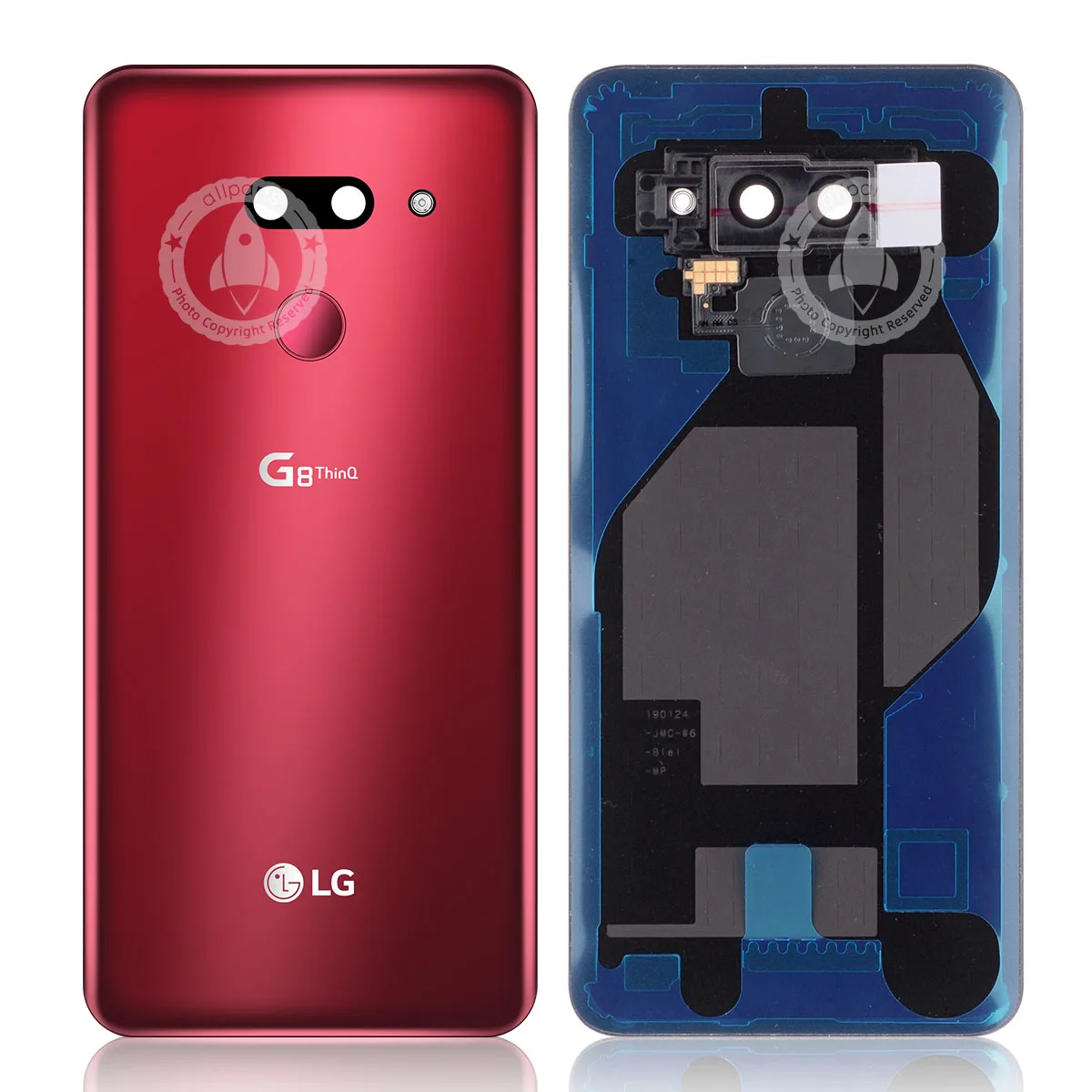 Новая Оригинальная задняя панель корпуса для LG G8 задняя крышка стеклянная Батарейная дверь для LG G8 ThinQ G820 G820N задняя крышка Запасные части