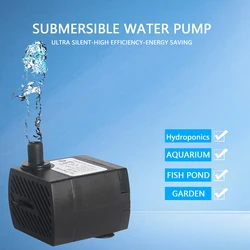 Fish Tank Submersible Pump 5W Aquarium Submersible Filter Aeration Pump Fish Pond Circulating Pump SM-355