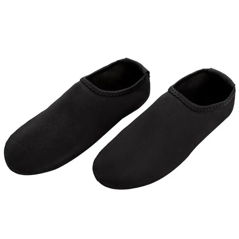 Black Size L Унисекс тонкая эластичная спортивная обувь для дайвинга на открытом воздухе гибкий дышащий нескользящий носок для серфинга йоги водонепроницаемый легкий купальник - Цвет: Black Size L