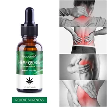 30ml Organic Hemp Extract CBD Oil for Pain Stress Relief Organic Bio-active Hemp Cbd Oil Drops Help Sleep Herbal Essence