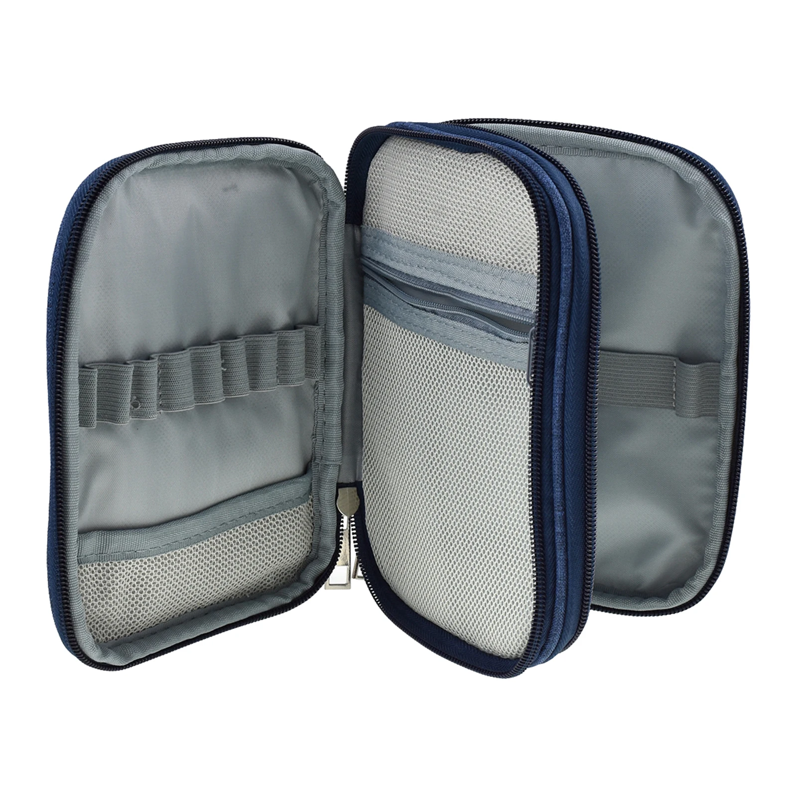 Astuccio Per Uncinetto Damero - Doppio Strato, Cerniera, Colore Viola - Foto 11