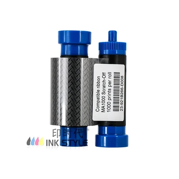 

for Magicard Scratch-Off Ribbon 1000prints Compatible for Pronto Enduro3E Rio Pro ID Card Printer