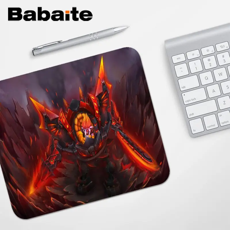 No Lock Edge18x22cm Babaite высокое качество Dota 2 Timbersaw DIY Дизайн Шаблон коврик для игровой мыши Гладкий коврик для письма настольные компьютеры мат игровой коврик для мыши - Цвет: No Lock Edge18x22cm