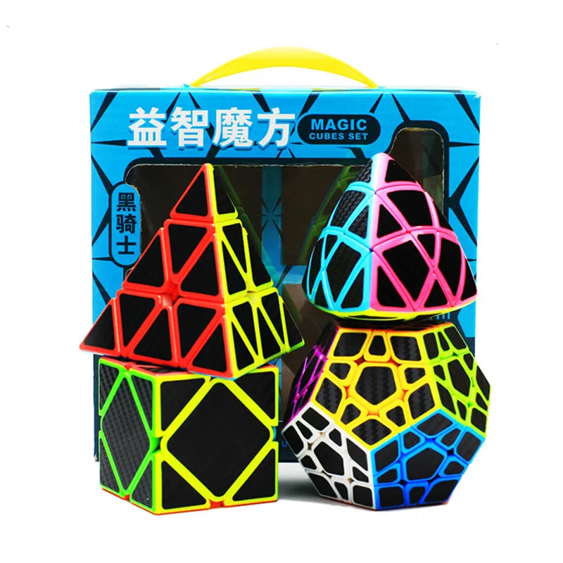 Qiyi 2x2 3x3 4x4 5x5 магический куб QidiS WarriorW Cubo QiyuanS QizhengS скоростные кубики 4 шт. набор подарок ко дню рождения развивающая игрушка