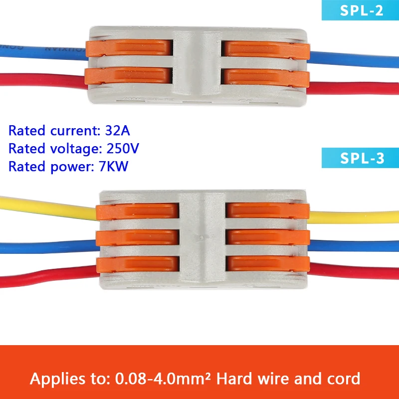5 шт. 2pin 3pin 4pin 5pin 8pin led разъем проводник клеммный блок led светильник компактный Универсальный разъем провода