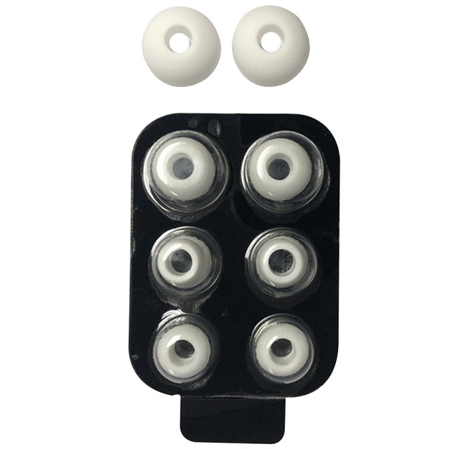 Pairs/set In Ear Noise Isolated Earbuds Tip For Beats Power 2 3 With Box Soft Anti Slip Removable Spared Silicone Replacement