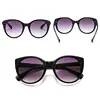 LongKeeper Luxury Cat Eye Sunglasses Women 2022 Oversized Gradient Glasses Retro Blue Leopard Shades lunette de soleil femme ► Photo 3/6