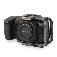 TILTA BMPCC 4K 6K клетка Половина Клетка DSLR установка для BMD BlackMagic Карманный кинотеатр камера 4K 6K половина камеры клетка