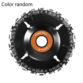 

Black Disc 4 Inch Grinding Chain Angle Grinder Sprocket Wood Carving Plate Black Disc Angle Grinder With Chain Plate