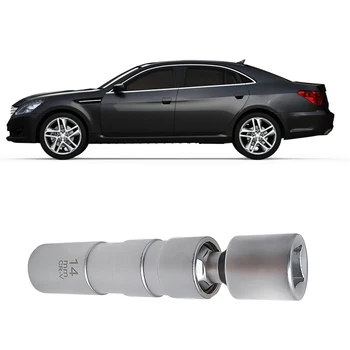 

Spark Plug Wobble Socket Spark Plug Remover Steel Removal Swivel Socket Car Repair Tool,