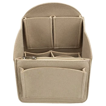 

Felt Backpack Insert Organizer Storage Bag Universal Bag In Bag Men Women Shoulder Tote Bags Handbag Organizers
