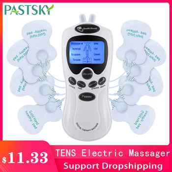 

8 Modes TENS Electric Acupuncture Therapy Massager LCD Display Muscle Stimulation Health Care Pain Relief Back Neck Foot Leg
