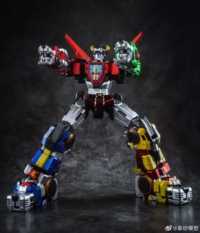In Stock Transformation Titan Power TP-01 TP01 Beast Lion King Golion Alloy Metal Voltron Defender Action Figure Toys