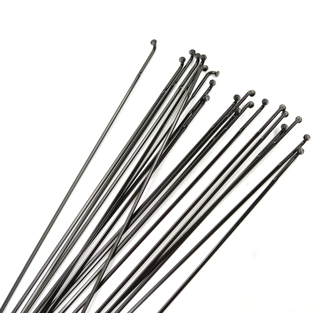 

Super Light CN Aero 424 Bicycle Spokes 14G 2.0 J-Bend Hook Or Straight Pull Stainless Steel 14Gauge Black High Strength 4.1g/PCS