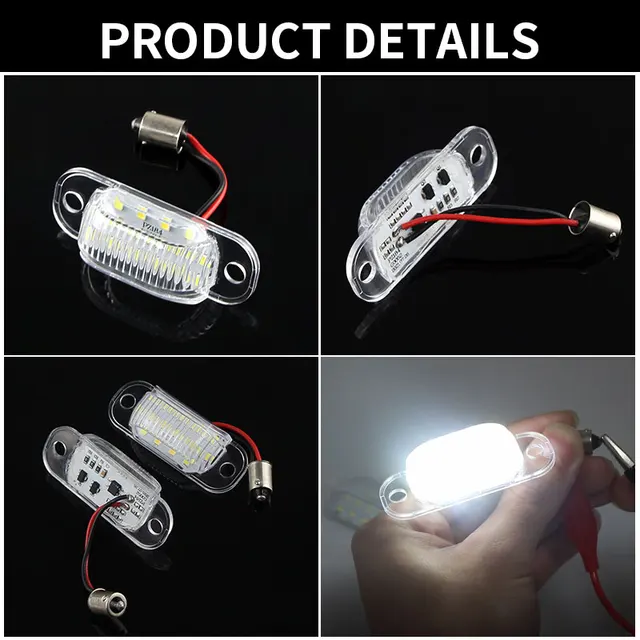 LED Kennzeichenbeleuchtung p.f. Audi 80 8C B4 8G7 100 A6 C4 A4 C4