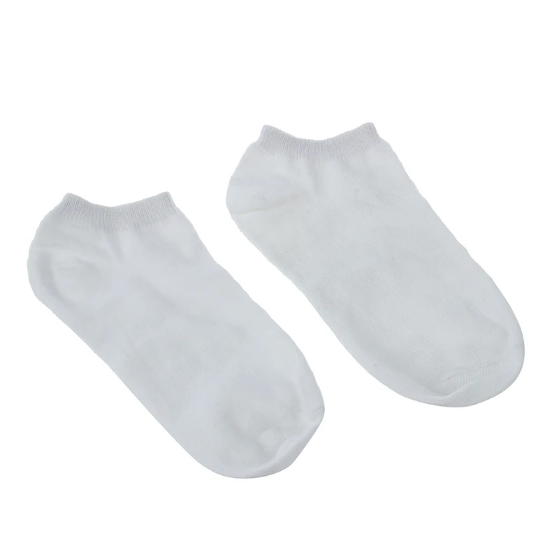 10 Pairs Leisure Sports Elastic Ankle Low Cut Socks for Girl- White
