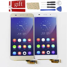 Для huawei Honor 4A Y6 ЖК-дисплей Экран SCL-L01 SCL-L04 SCL-L21 ЖК-дисплей Дисплей Панель Сенсорный экран планшета Стекло в сборе с рамкой