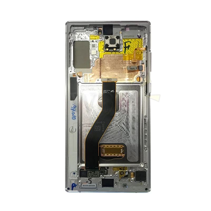 AMOLED для samsung Galaxy Note 10 lcd N970F N9700 дисплей сенсорный экран дигитайзер+ рамка для samsung note10+ lcd N975 N9750/DS