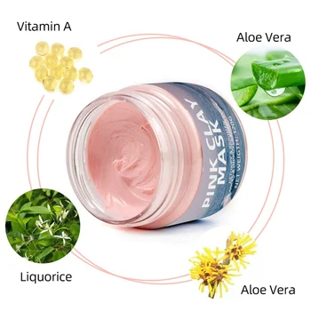 

Mud Facial Mask Remove Blackhead Mask Shrink Pore Improve Rough Skin Mask Lasting Whitening Mud Skin Care
