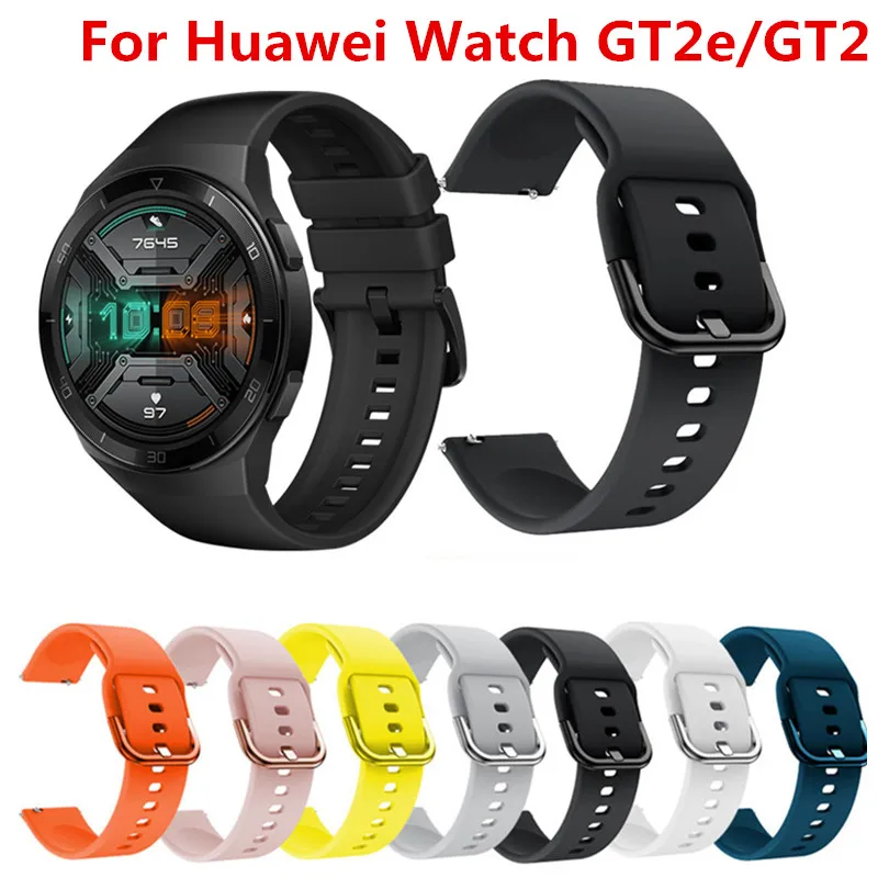 Ремешок силиконовый для Huawei Watch GT 2E GT2 46 мм сменный Браслет наручных часов watch GT2E