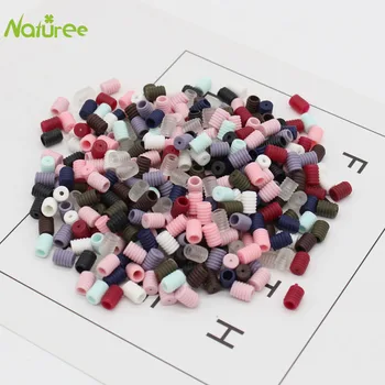 

1000pcs Adjustment Soft Plastic Silicone Round Mask Elastic Buckle for Mask Elastic Adjustment Accessories