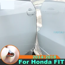 Для Honda FIT JAZZ- дверная противоскользящая дверная кромка устойчивая к царапинам Защитная полоса URV для автомобиля