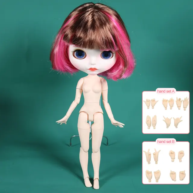 Icy Dbs Blyth Doll 1 6 30cm Bjd Colorful Hair Nude Joint Body With Big Breast Girl Toy Gift Aliexpress Toys Hobbies