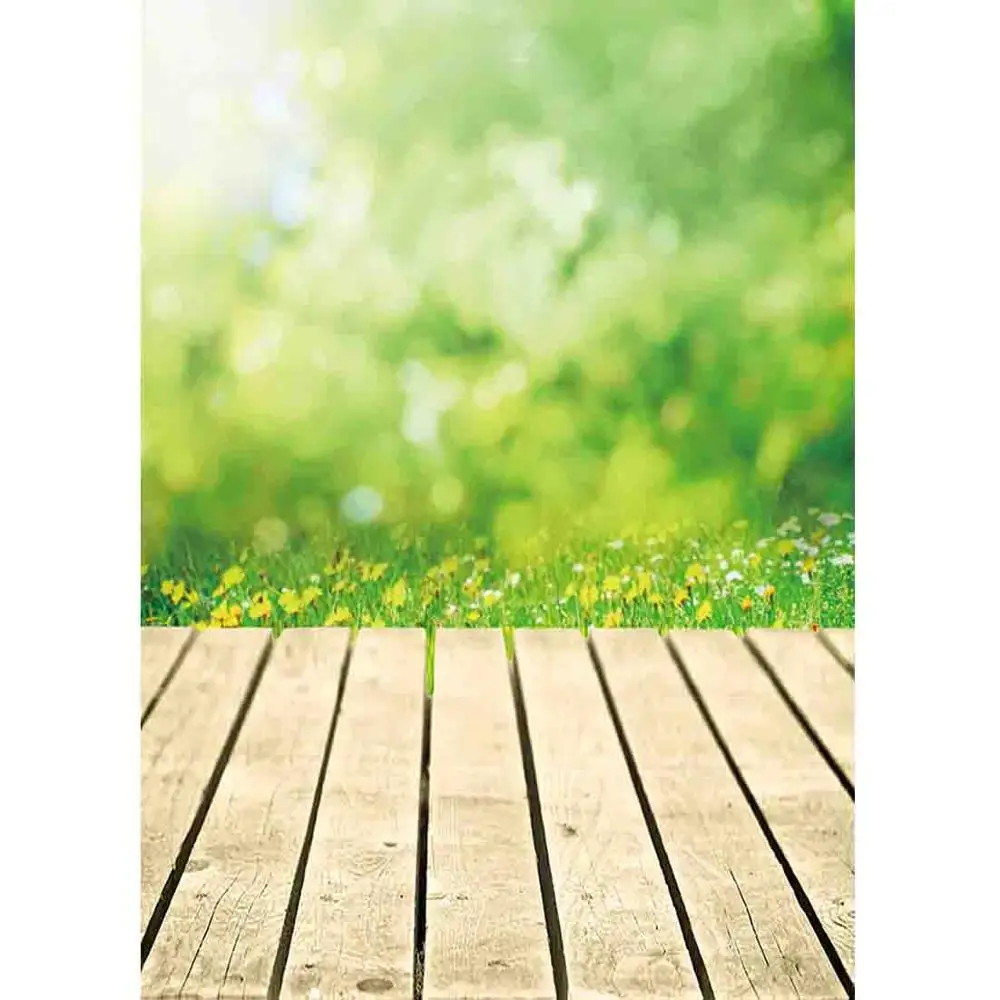 

SHENGYONGBAO Vinyl Custom Photography Prop Wood Planks theme Photo Studio Background YN-2014