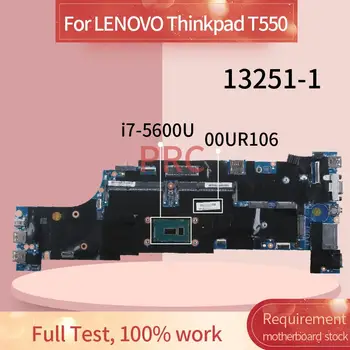 شراء00UR106 اللوحة الأم للكمبيوتر المحمول لينوفو ثينك باد T550 I7-5600U اللوحة الرئيسية 13251-1 SR23V مع 8GB RAM DDR3
