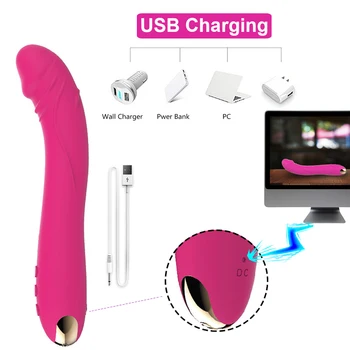 Female Masturbation Dildo Vibrator Vibrator For Women Clitoris Stimulator Adult Products Sex Toys for Adult Female Massager 4