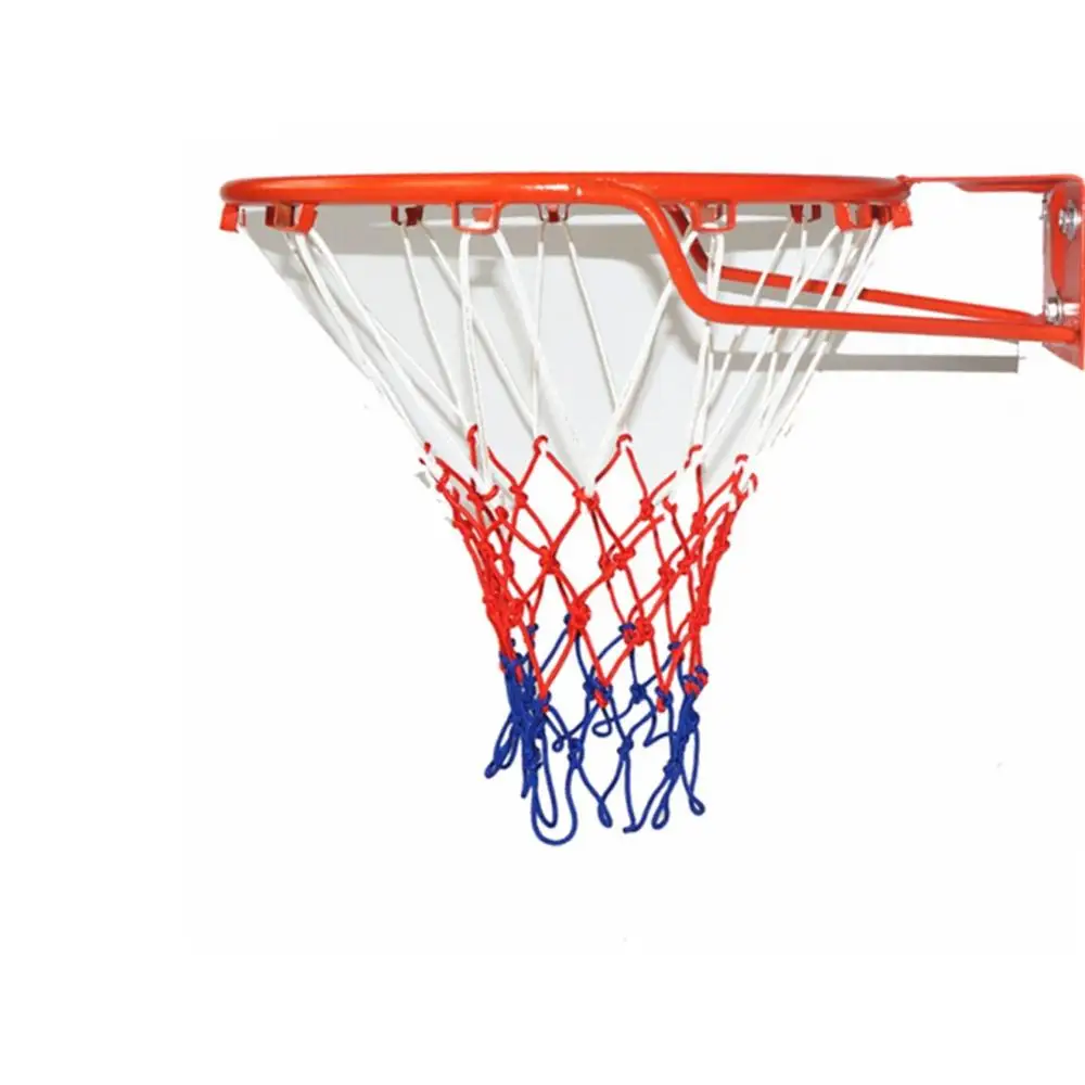 Новое прибытие крытый и открытый баскетбольный БОКС СПОРТИВНАЯ роскошная белая баскетбольная сетка прочная и прочная для стандартной корзины