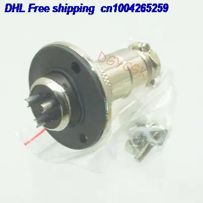

DHL 50pcs Aviation plug 16mm 3Pin female lange for Panel Power Classis Metal connector 22-ct