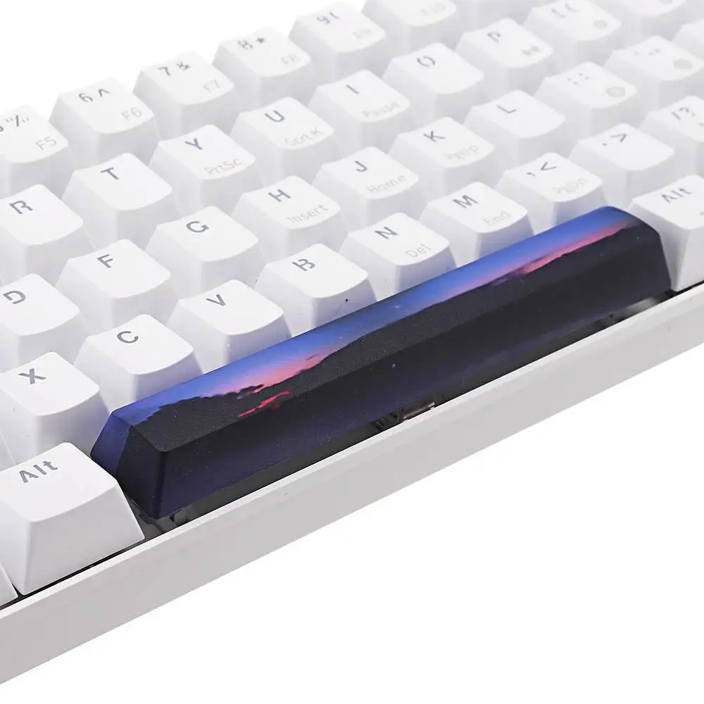 Двусторонний OEM профиль Dyesub PBT объемная панель заката облаков 6 25u новинка кепка