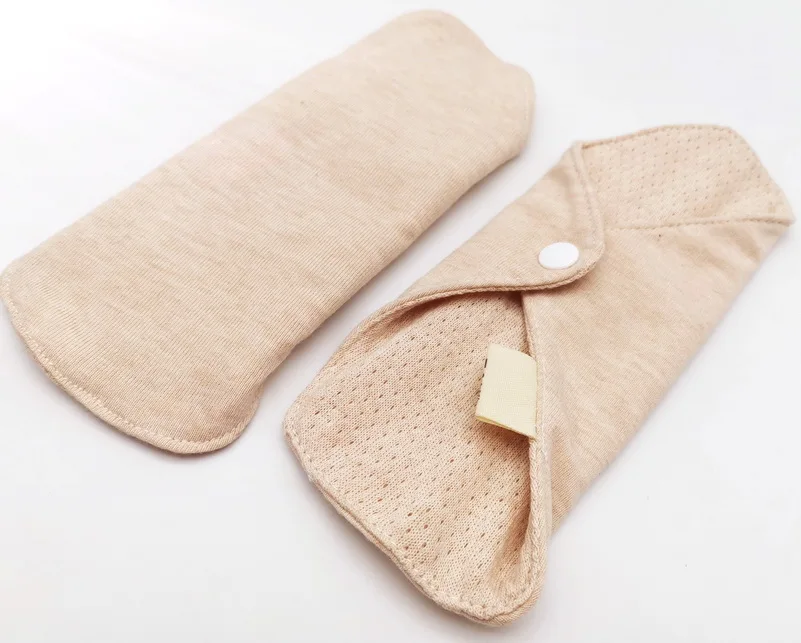 Reusable Menstrual Pads Washable Cotton Pads Women Sanitary Napkin Soft Panty Liner Cloth Pad Feminine Hygiene 18*6cm 1Pc